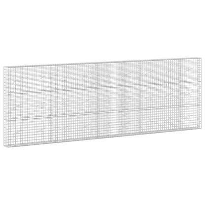 vidaXL Gabion with 5 mm Wire and 5x5 cm Mesh 450x20x150 cm 2