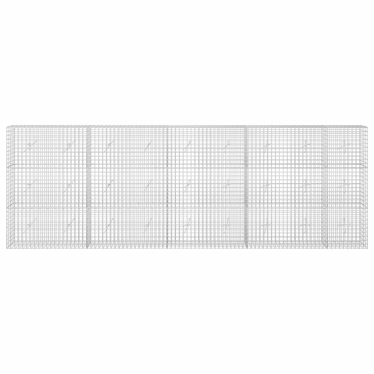 Gabion with 5 mm Wire and 5x5 cm Mesh 50x20x150 cm Height 150 cm Thickness 20 cm 50–1000 cm 450 cm