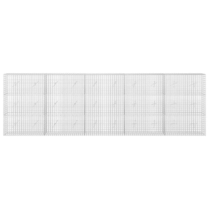 Gabion with 5 mm Wire and 5x5 cm Mesh 50x20x150 cm Height 150 cm Thickness 20 cm 50–1000 cm 500 cm