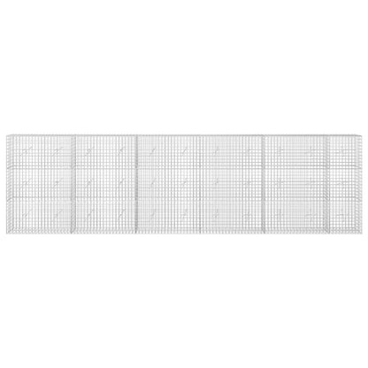 vidaXL Gabion with 5 mm Wire and 5x5 cm Mesh 550x20x150 cm 3