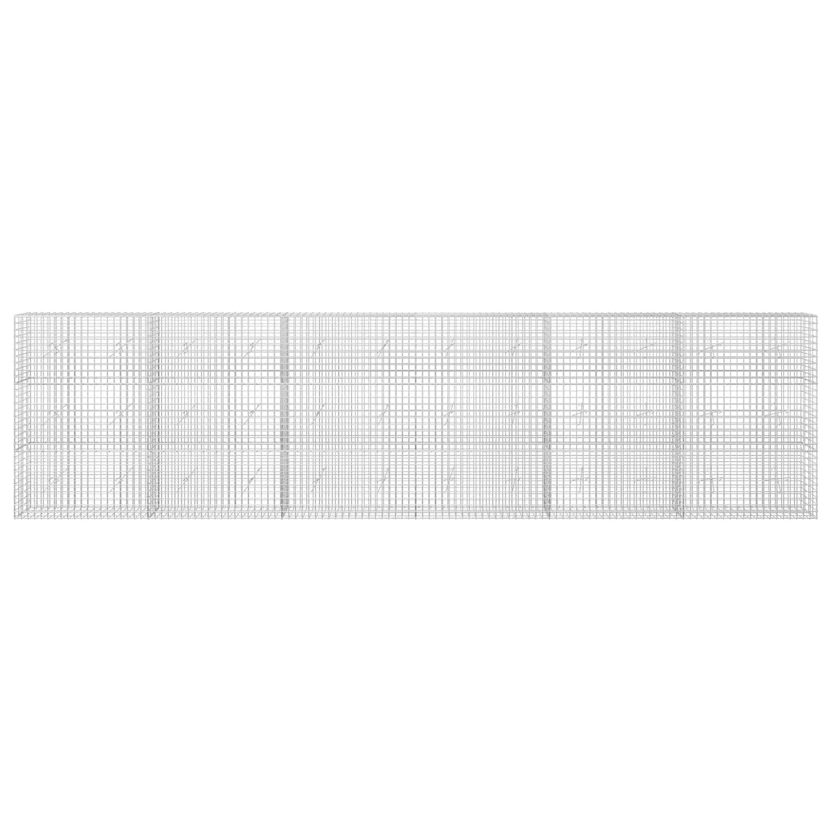 vidaXL Gabion with 5 mm Wire and 5x5 cm Mesh 600x20x150 cm 3