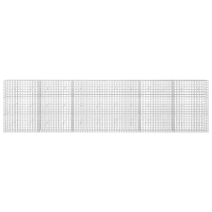 Gabion with 5 mm Wire and 5x5 cm Mesh 50x20x150 cm Height 150 cm Thickness 20 cm 50–1000 cm 600 cm