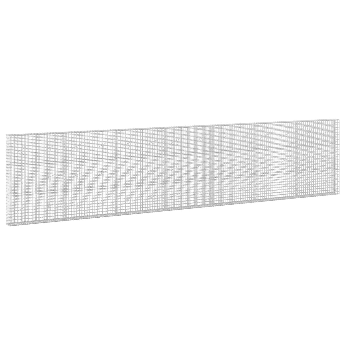 Gabion with 5 mm Wire and 5x5 cm Mesh 50x20x150 cm Height 150 cm Thickness 20 cm 50–1000 cm 700 cm