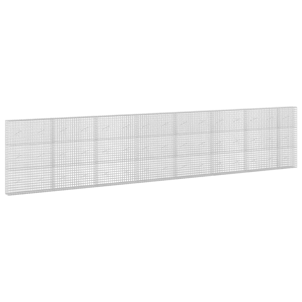 vidaXL Gabion with 5 mm Wire and 5x5 cm Mesh 750x20x150 cm 2