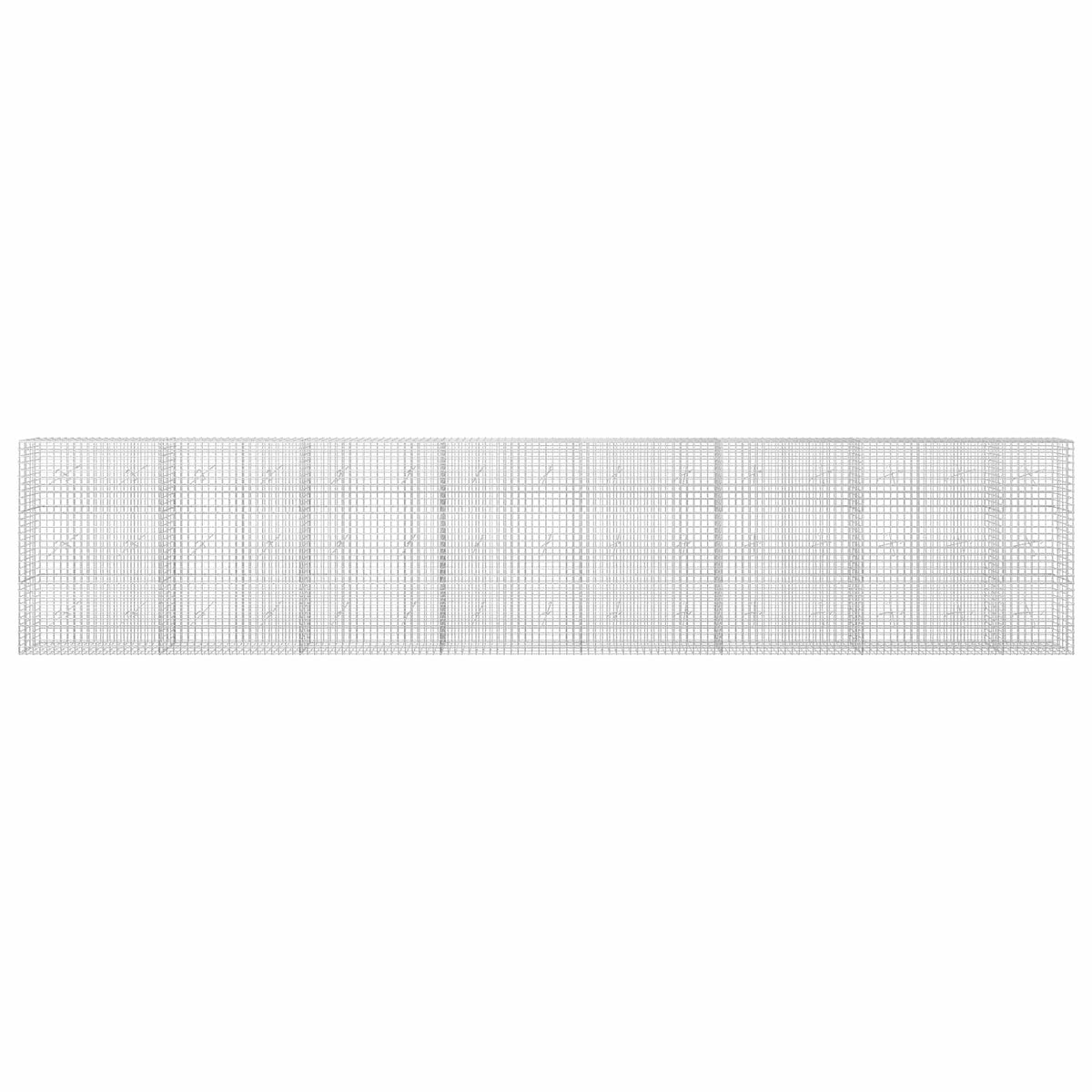 vidaXL Gabion with 5 mm Wire and 5x5 cm Mesh 750x20x150 cm 3