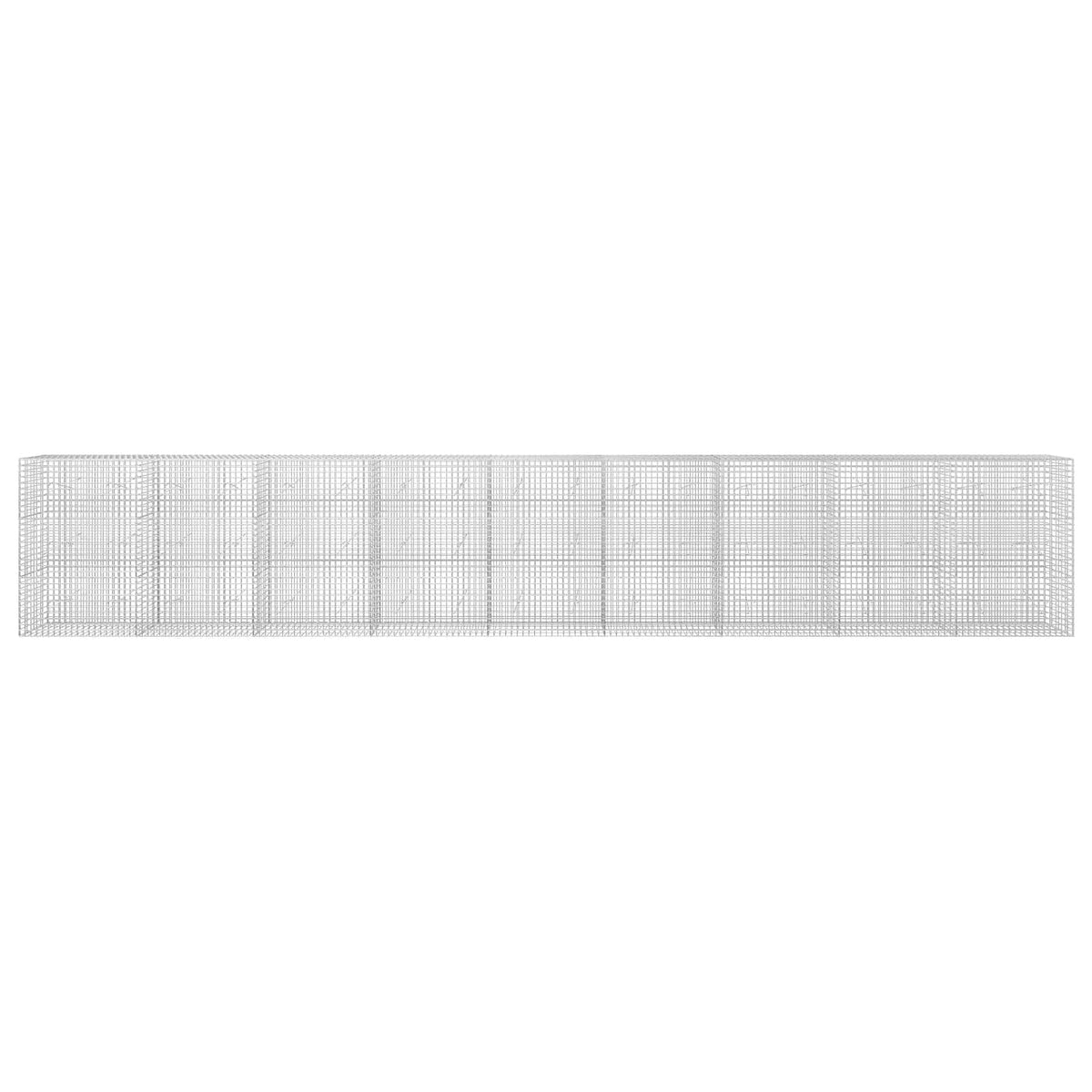 Gabion with 5 mm Wire and 5x5 cm Mesh 50x20x150 cm Height 150 cm Thickness 20 cm 50–1000 cm 900 cm