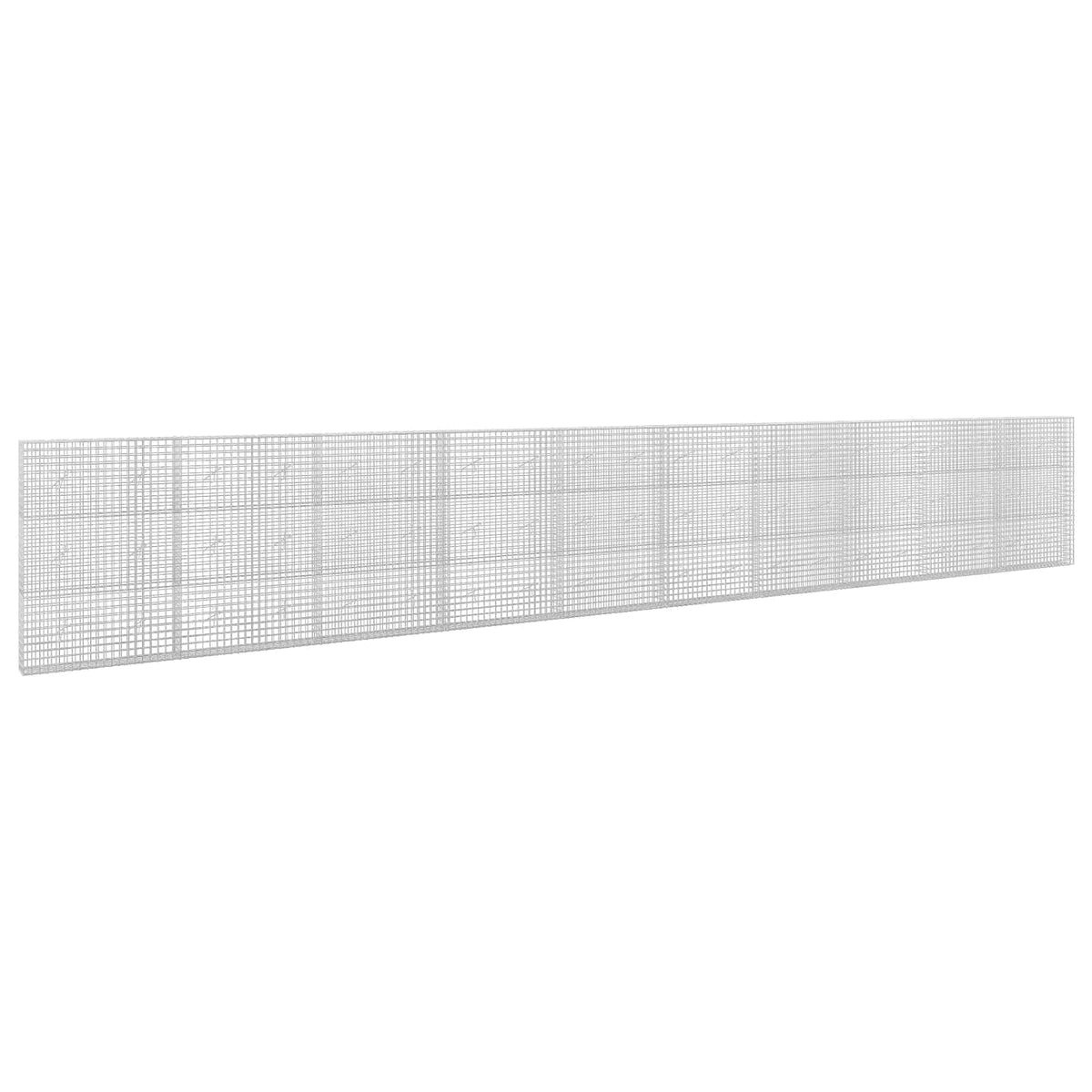 vidaXL Gabion with 5 mm Wire and 5x5 cm Mesh 1000x20x150 cm 2