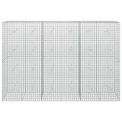 vidaXL Gabion with 5 mm Wire and 5x5 cm Mesh 300x20x200 cm 3