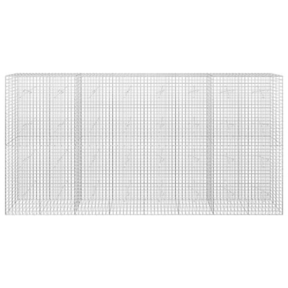 vidaXL Gabion with 5 mm Wire and 5x5 cm Mesh 400x20x200 cm 3