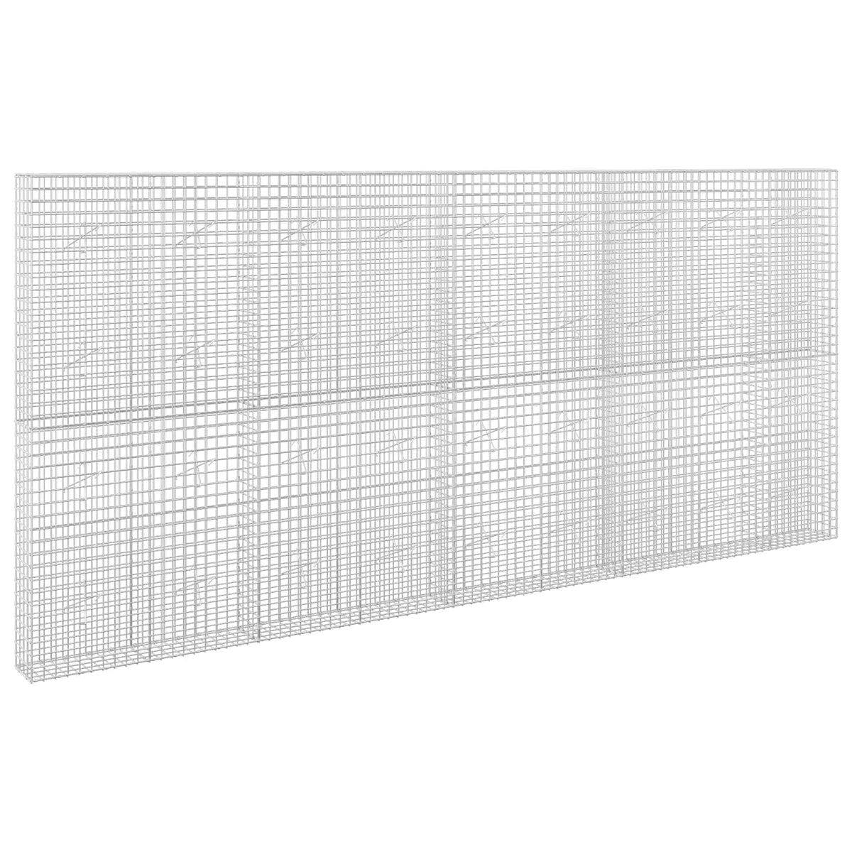 vidaXL Gabion with 5 mm Wire and 5x5 cm Mesh 450x20x200 cm 2