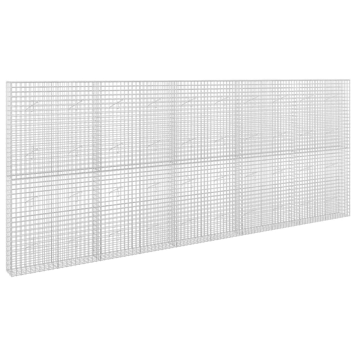 vidaXL Gabion with 5 mm Wire and 5x5 cm Mesh 500x20x200 cm 2