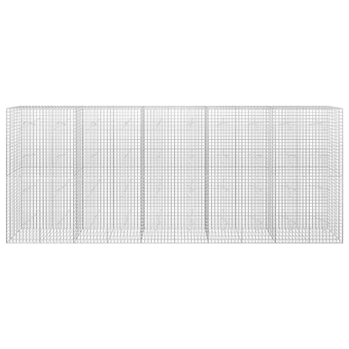 vidaXL Gabion with 5 mm Wire and 5x5 cm Mesh 500x20x200 cm 3