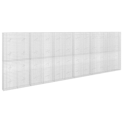 vidaXL Gabion with 5 mm Wire and 5x5 cm Mesh 600x20x200 cm 2