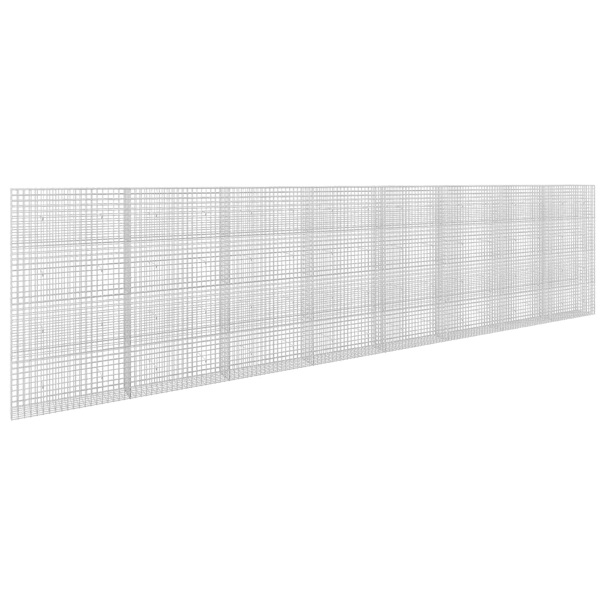 vidaXL Gabion with 5 mm Wire and 5x5 cm Mesh 800x20x200 cm 2