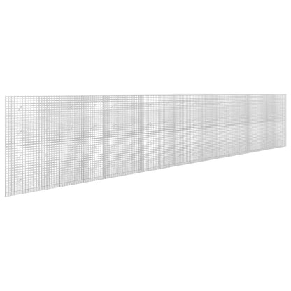 vidaXL Gabion with 5 mm Wire and 5x5 cm Mesh 900x20x200 cm 2