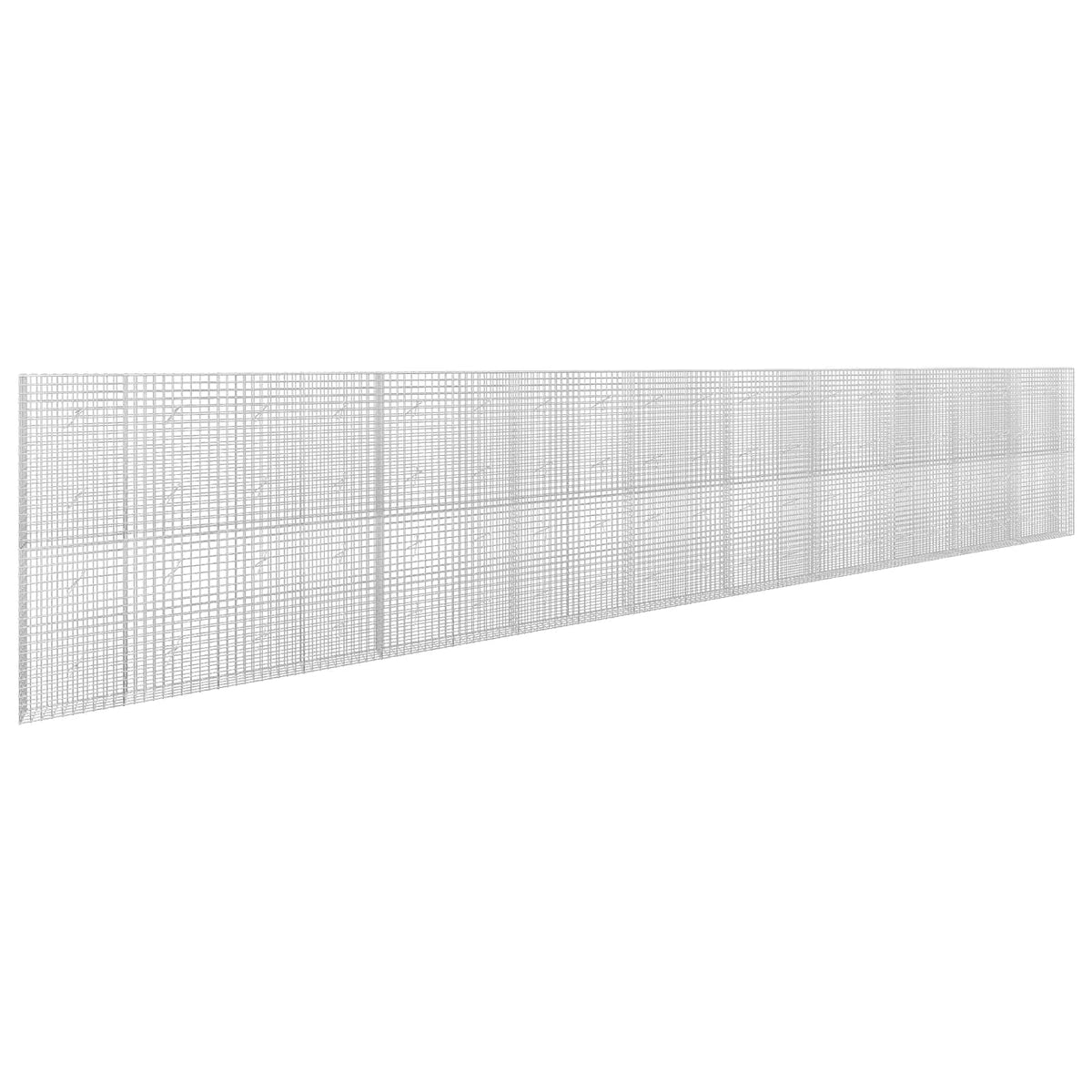 vidaXL Gabion with 5 mm Wire and 5x5 cm Mesh 1000x20x200 cm 2