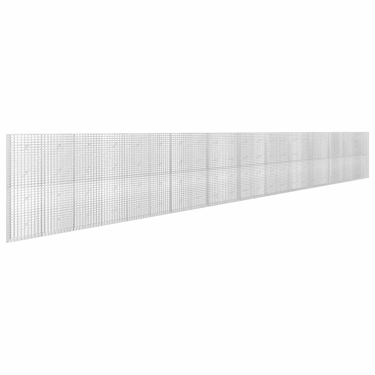 vidaXL Gabion with 5 mm Wire and 5x5 cm Mesh 1150x20x200 cm 2