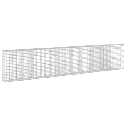 vidaXL Gabion with 5 mm Wire and 5x5 cm Mesh 500x30x100 cm 2