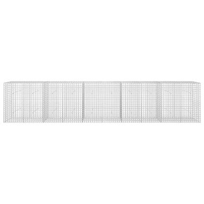 vidaXL Gabion with 5 mm Wire and 5x5 cm Mesh 500x30x100 cm 3