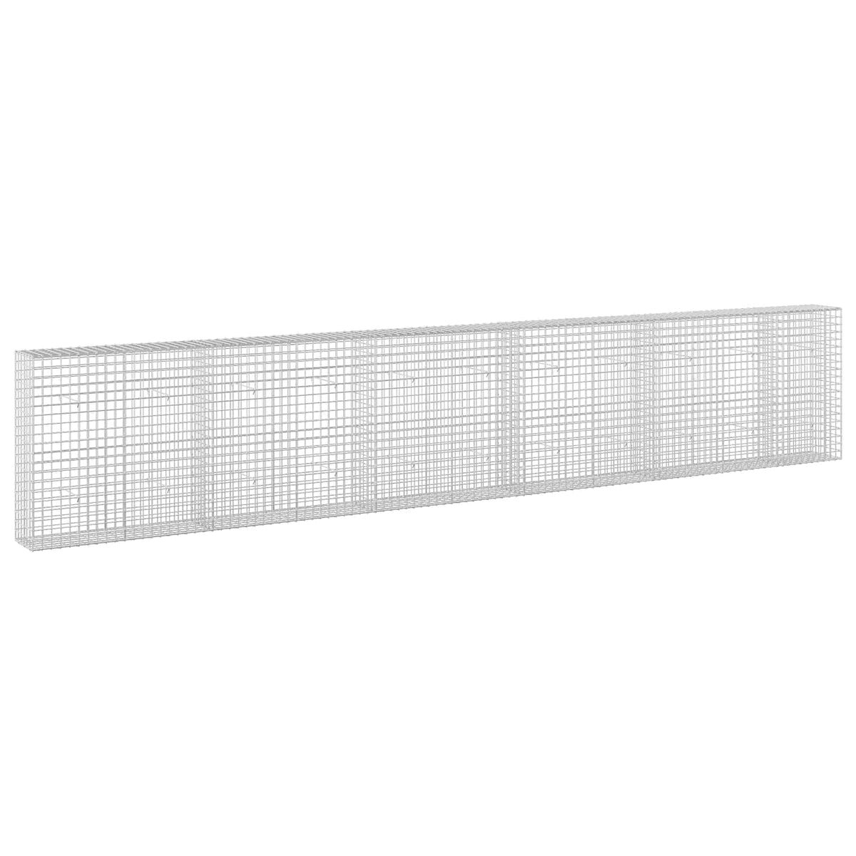 vidaXL Gabion with 5 mm Wire and 5x5 cm Mesh 550x30x100 cm 2