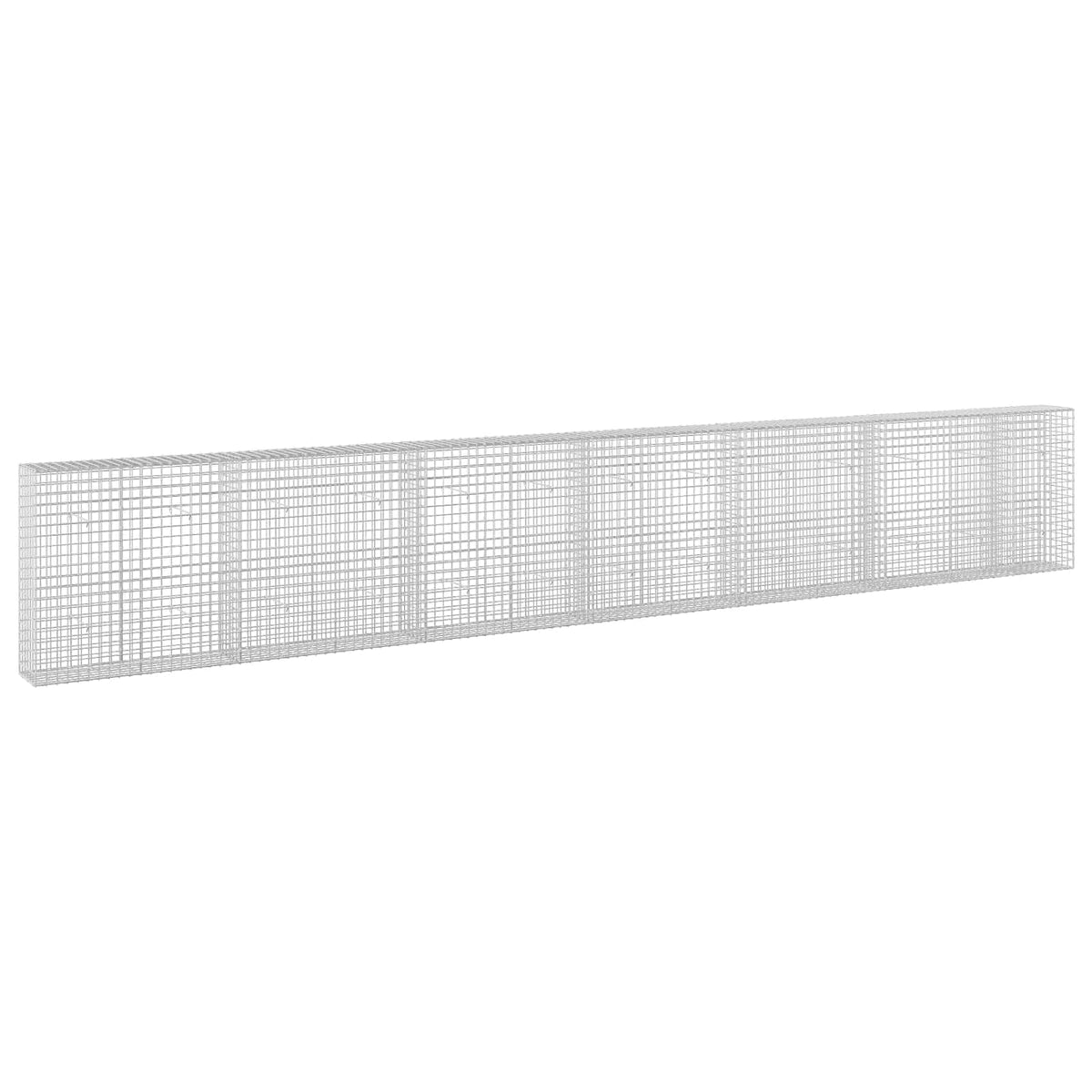 vidaXL Gabion with 5 mm Wire and 5x5 cm Mesh 650x30x100 cm 2