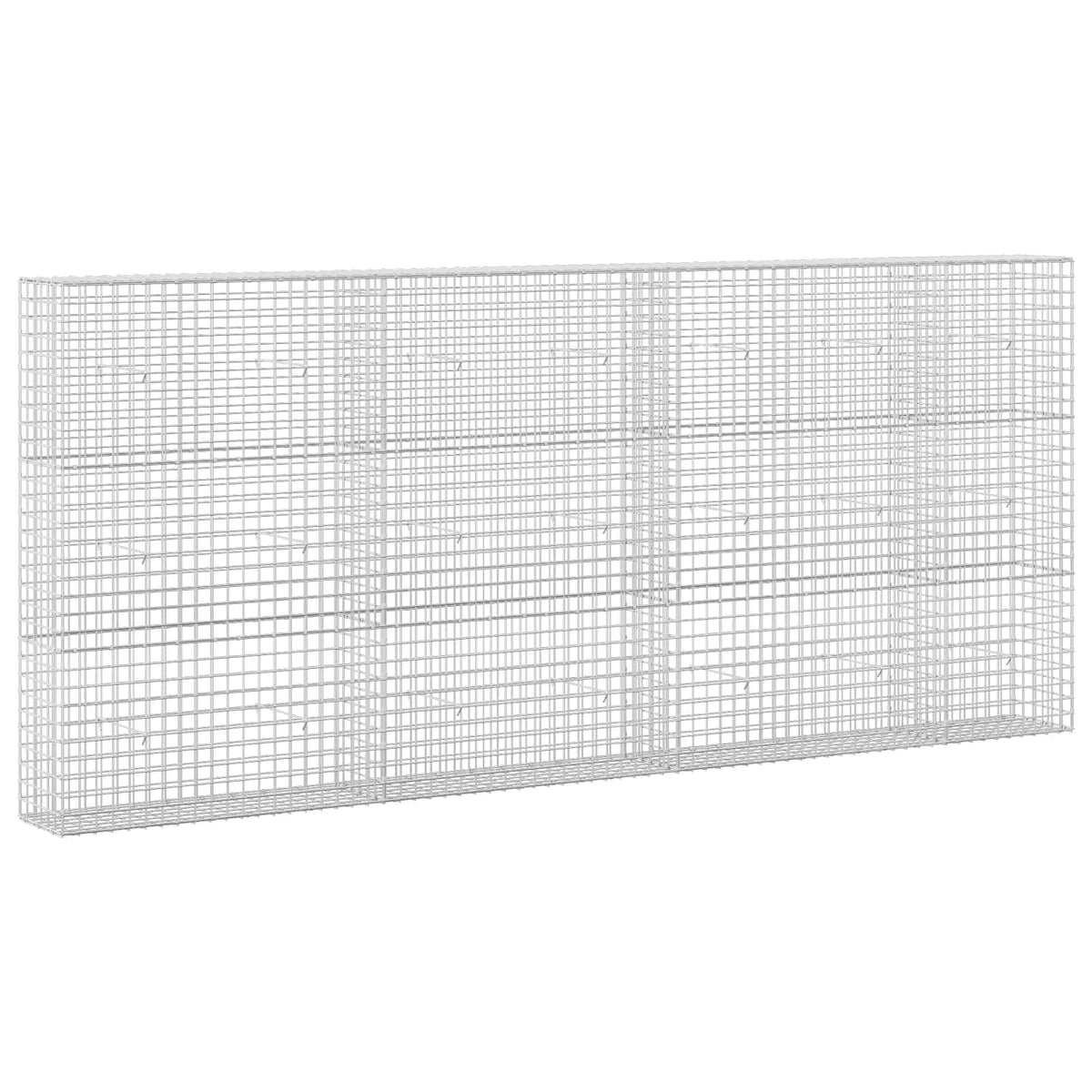 vidaXL Gabion with 5 mm Wire and 5x5 cm Mesh 350x30x150 cm 2