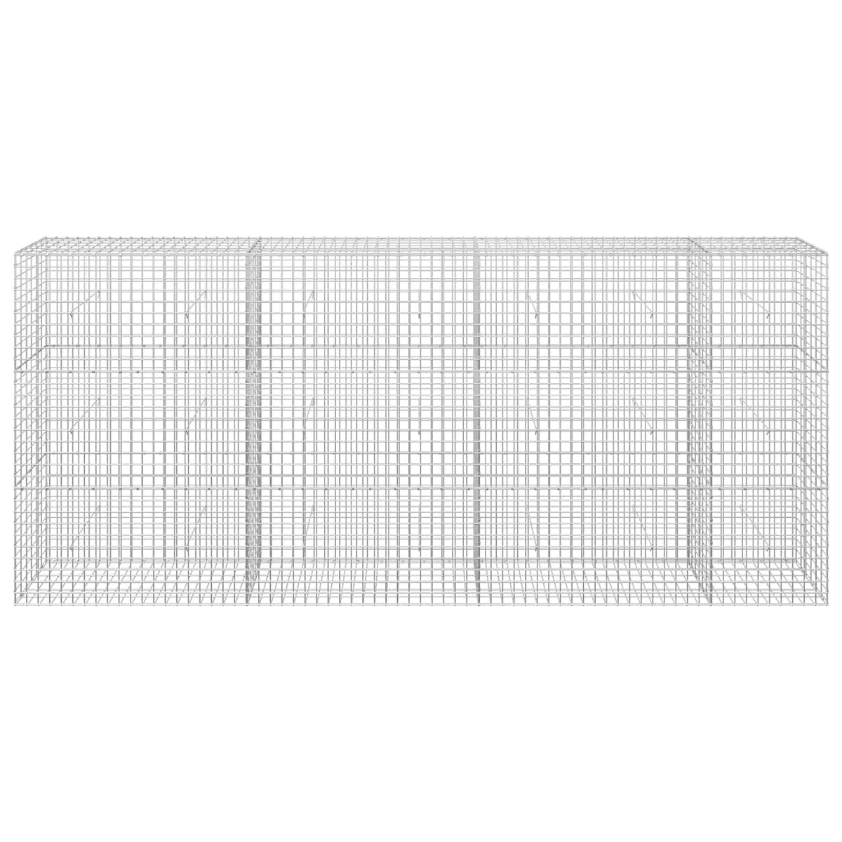 vidaXL Gabion with 5 mm Wire and 5x5 cm Mesh 350x30x150 cm 3
