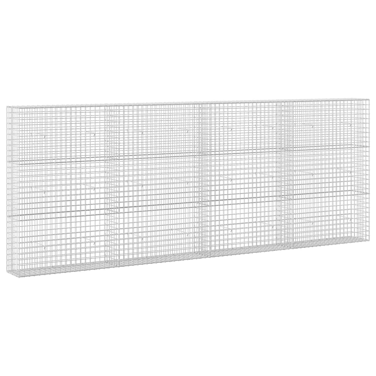 vidaXL Gabion with 5 mm Wire and 5x5 cm Mesh 400x30x150 cm 2