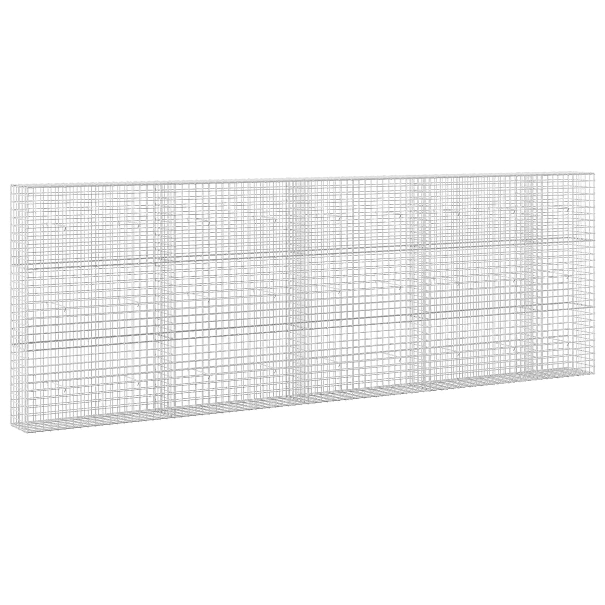vidaXL Gabion with 5 mm Wire and 5x5 cm Mesh 450x30x150 cm 2