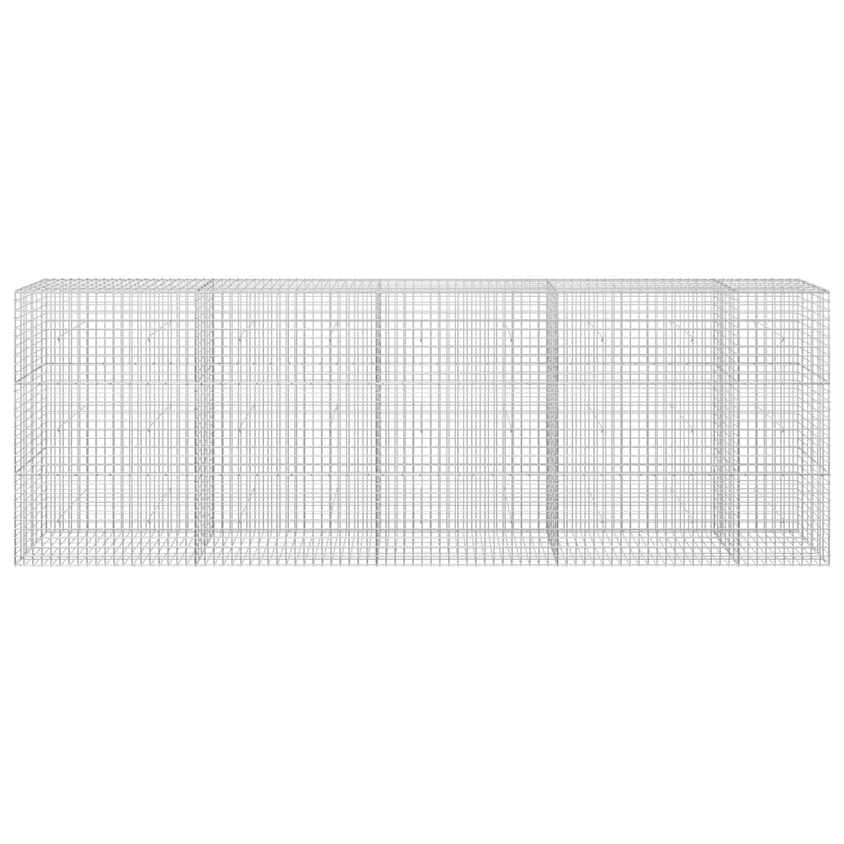vidaXL Gabion with 5 mm Wire and 5x5 cm Mesh 450x30x150 cm 3