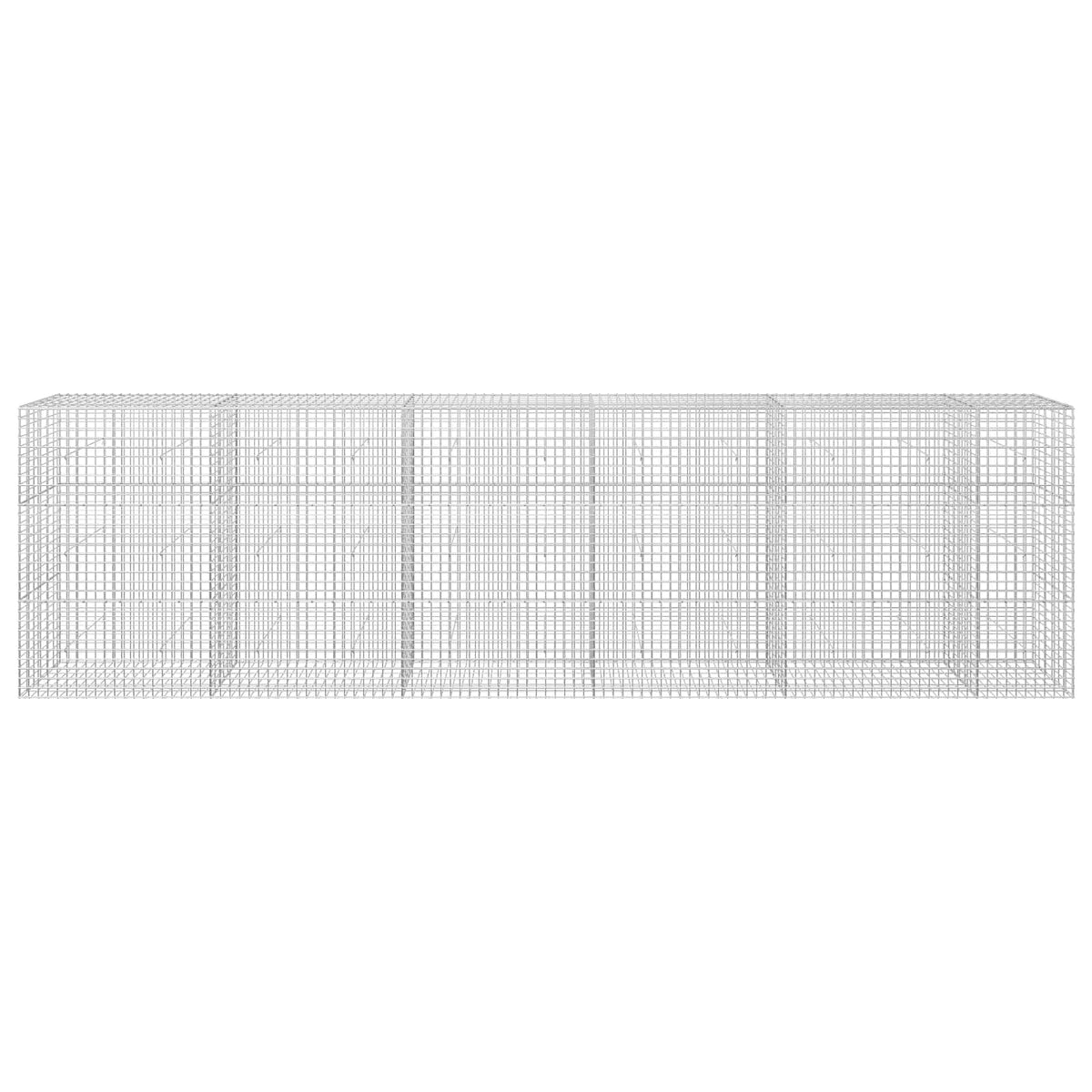 vidaXL Gabion with 5 mm Wire and 5x5 cm Mesh 550x30x150 cm 3