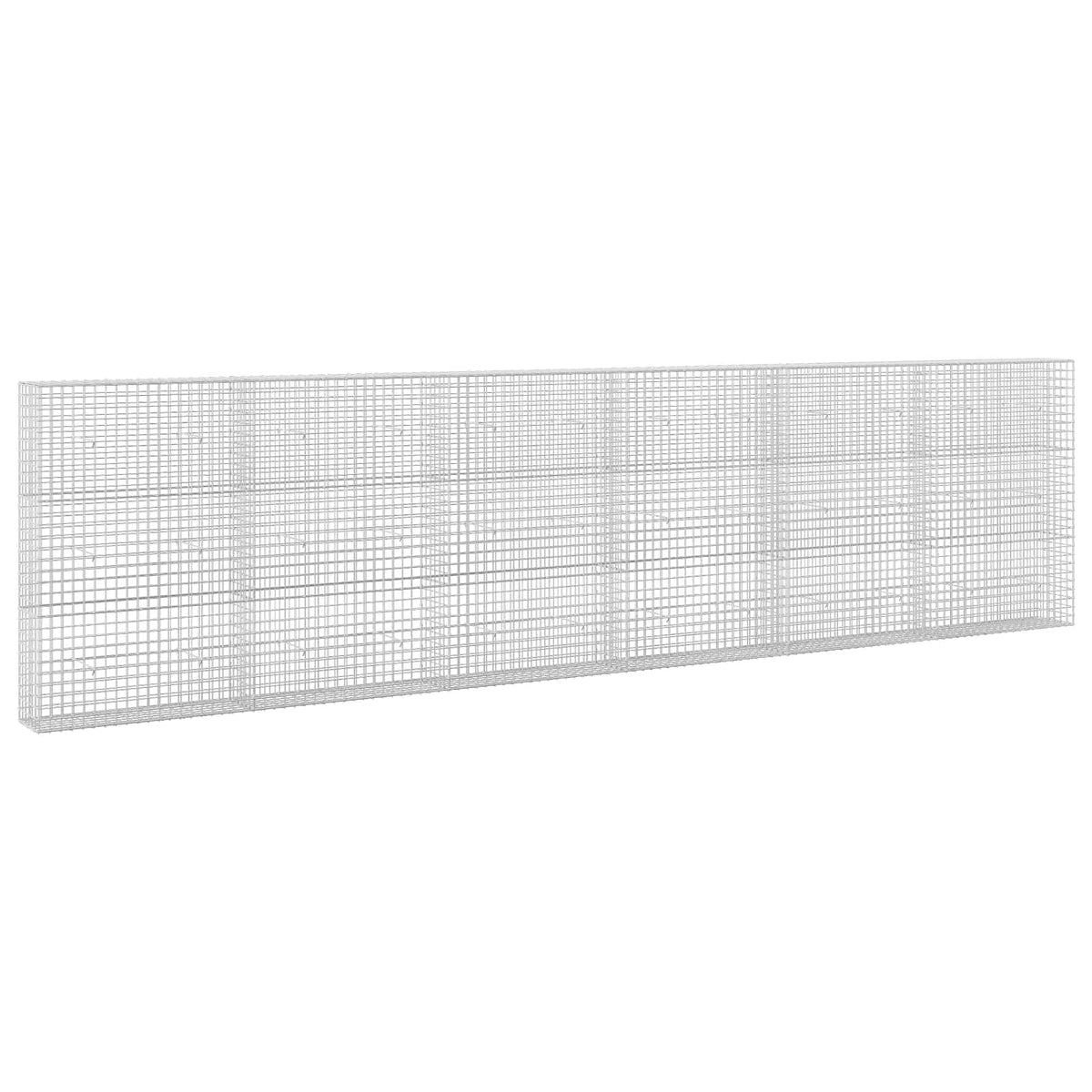 vidaXL Gabion with 5 mm Wire and 5x5 cm Mesh 600x30x150 cm 2