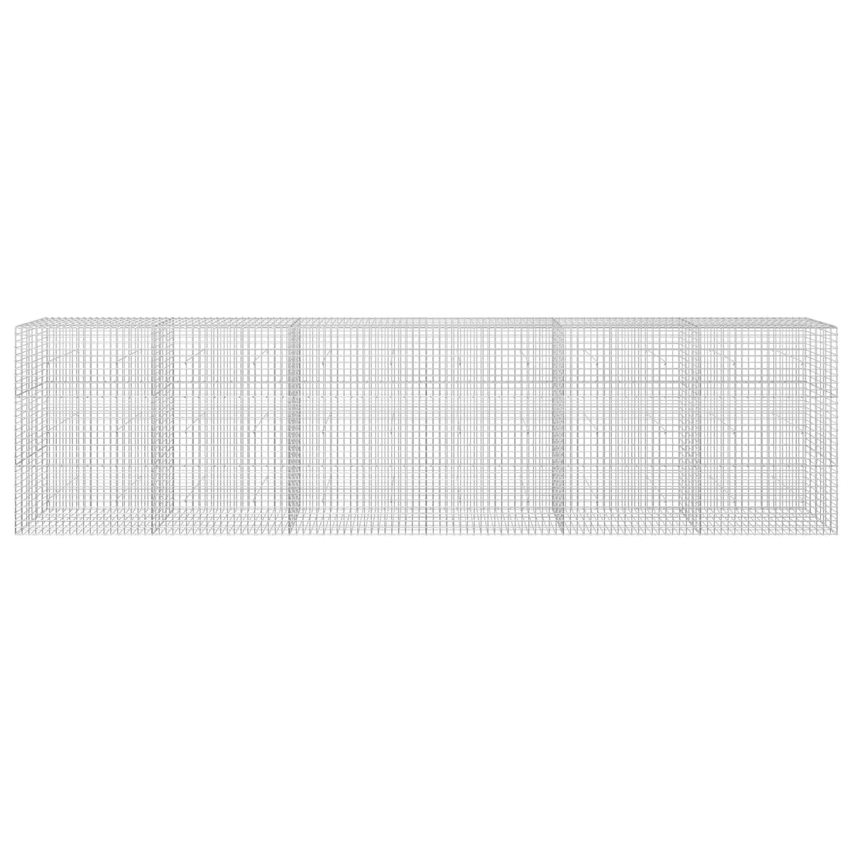 vidaXL Gabion with 5 mm Wire and 5x5 cm Mesh 600x30x150 cm 3