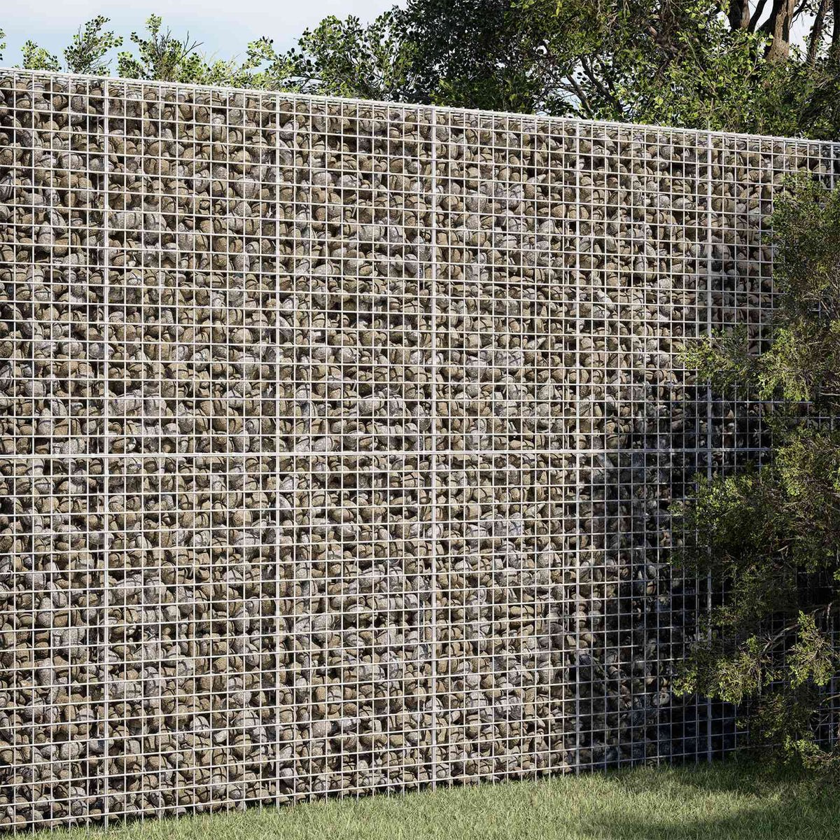 vidaXL Gabion with 5 mm Wire and 5x5 cm Mesh 50x30x200 cm