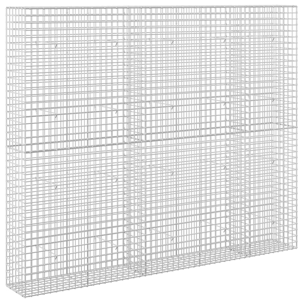 vidaXL Gabion with 5 mm Wire and 5x5 cm Mesh 250x30x200 cm 2