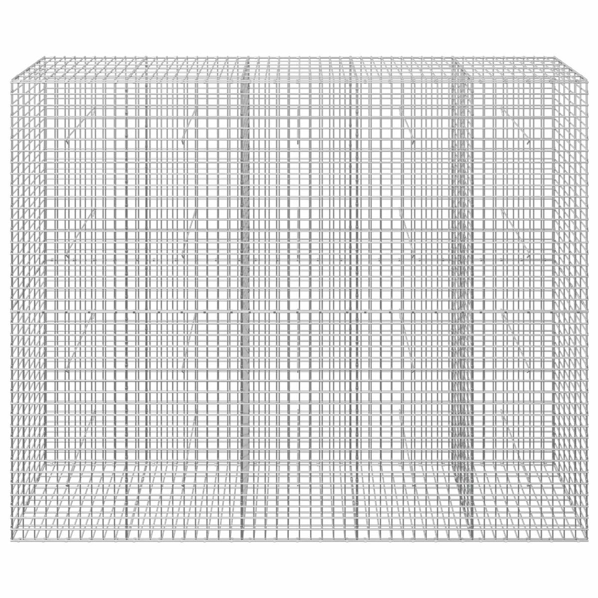 Gabion with 5 mm Wire and 5x5 cm Mesh 50x30x200 cm Height 200 cm Thickness 30 cm 50–1000 cm 250 cm