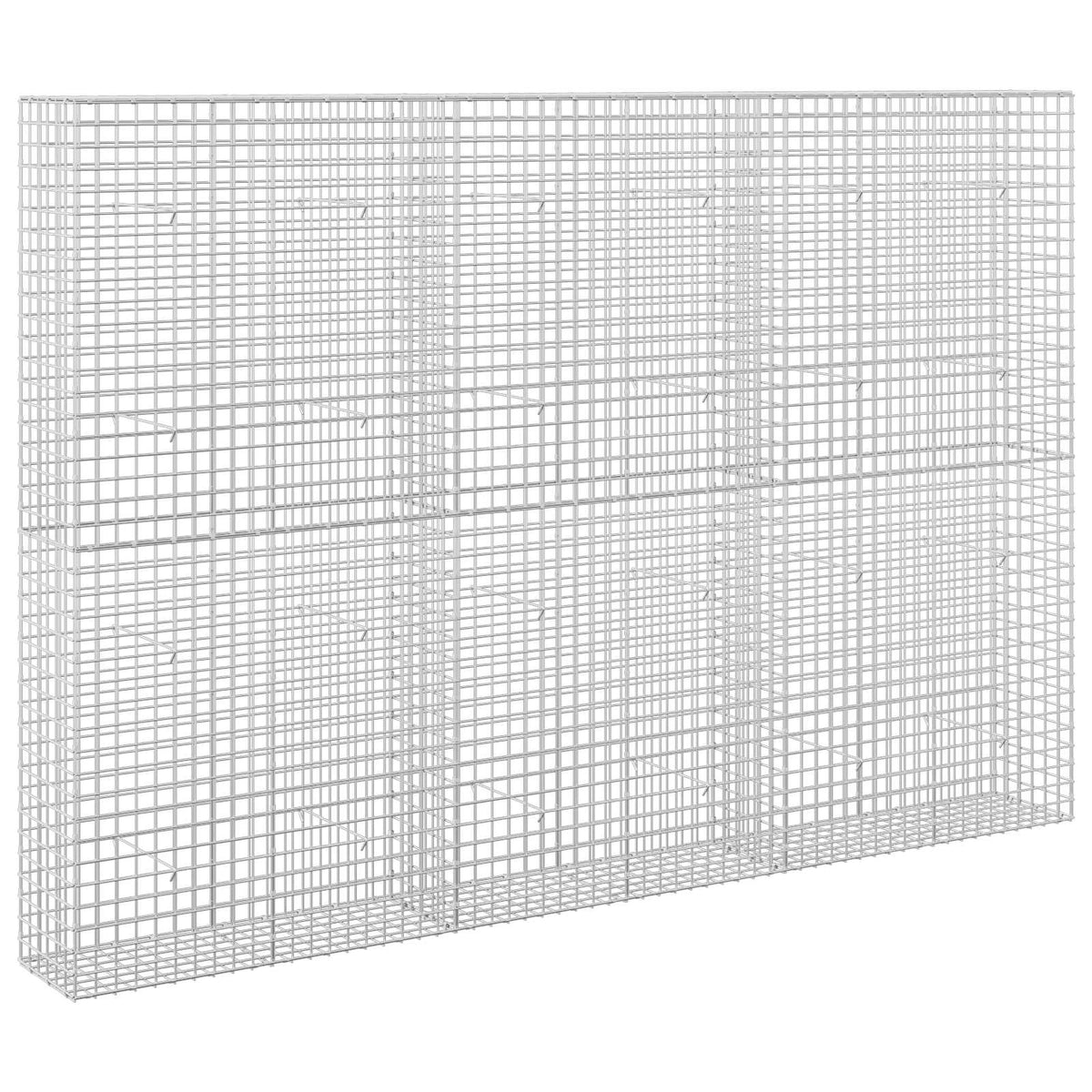 vidaXL Gabion with 5 mm Wire and 5x5 cm Mesh 300x30x200 cm 2