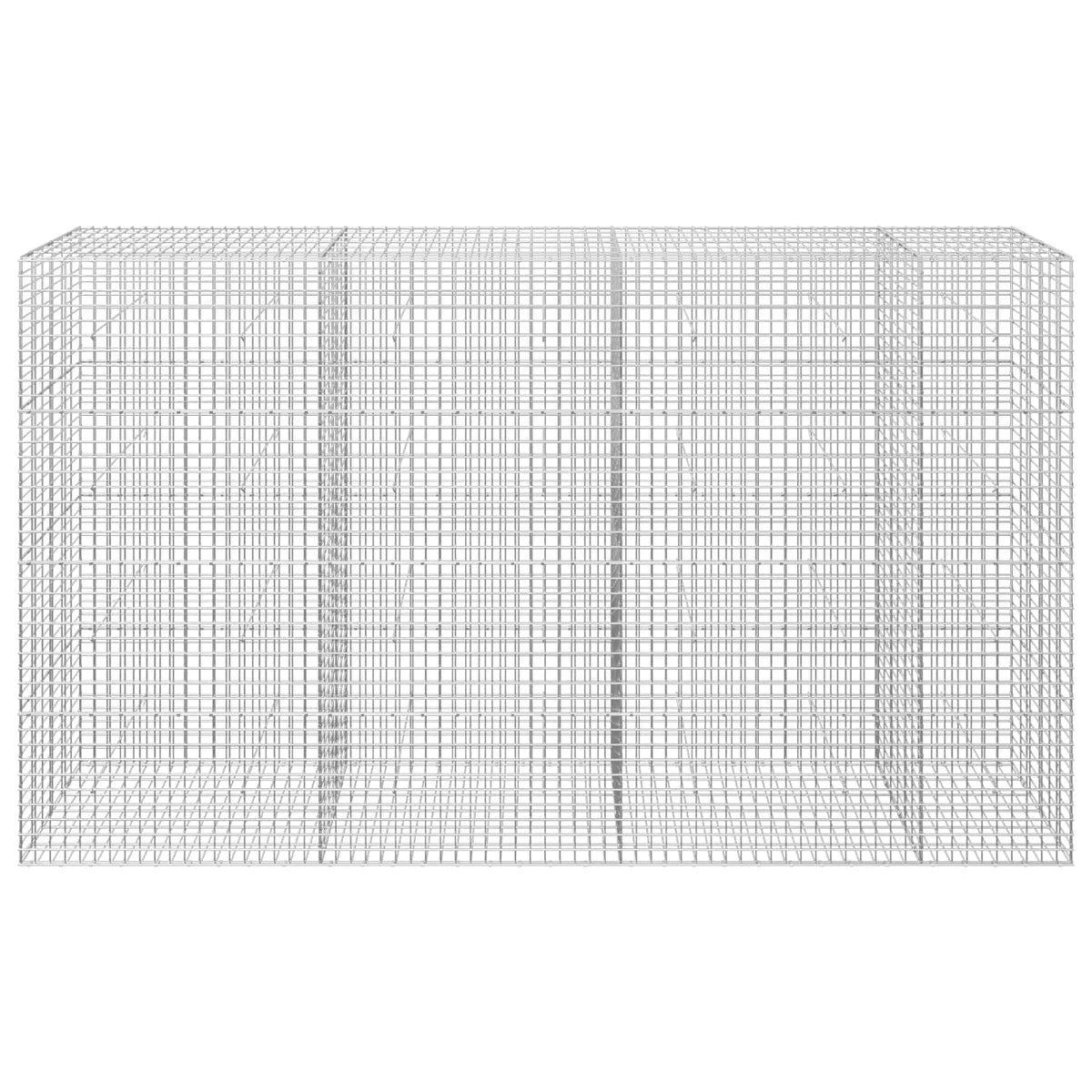 Gabion with 5 mm Wire and 5x5 cm Mesh 50x30x200 cm Height 200 cm Thickness 30 cm 50–1000 cm 350 cm