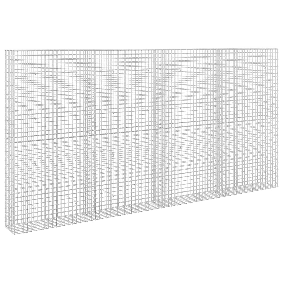 vidaXL Gabion with 5 mm Wire and 5x5 cm Mesh 400x30x200 cm 2