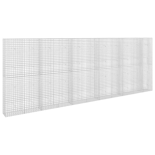 vidaXL Gabion with 5 mm Wire and 5x5 cm Mesh 550x30x200 cm 2