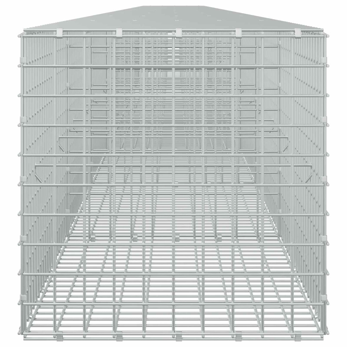 vidaXL Gabion with 5 mm Wire and 5x5 cm Mesh 950x50x50 cm 4