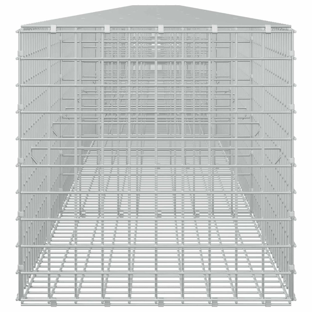 vidaXL Gabion with 5 mm Wire and 5x5 cm Mesh 1150x50x50 cm 4