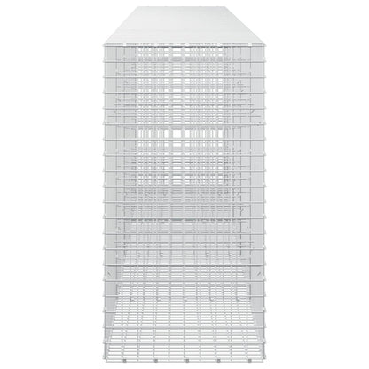 vidaXL Gabion with 5 mm Wire and 5x5 cm Mesh 450x50x100 cm 4