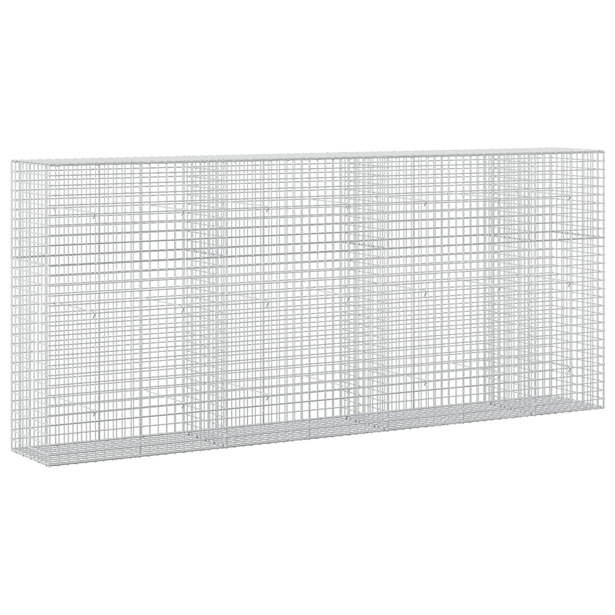 vidaXL Gabion with 5 mm Wire and 5x5 cm Mesh 350x50x150 cm 2