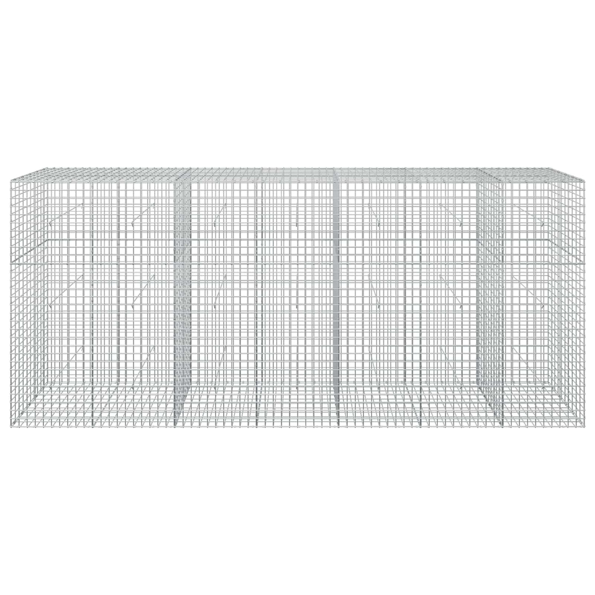 vidaXL Gabion with 5 mm Wire and 5x5 cm Mesh 350x50x150 cm 3