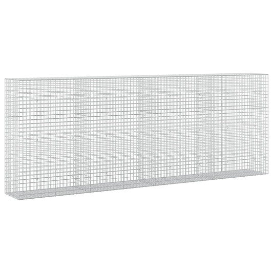 vidaXL Gabion with 5 mm Wire and 5x5 cm Mesh 400x50x150 cm 2