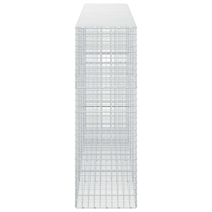 vidaXL Gabion with 5 mm Wire and 5x5 cm Mesh 400x50x150 cm 4