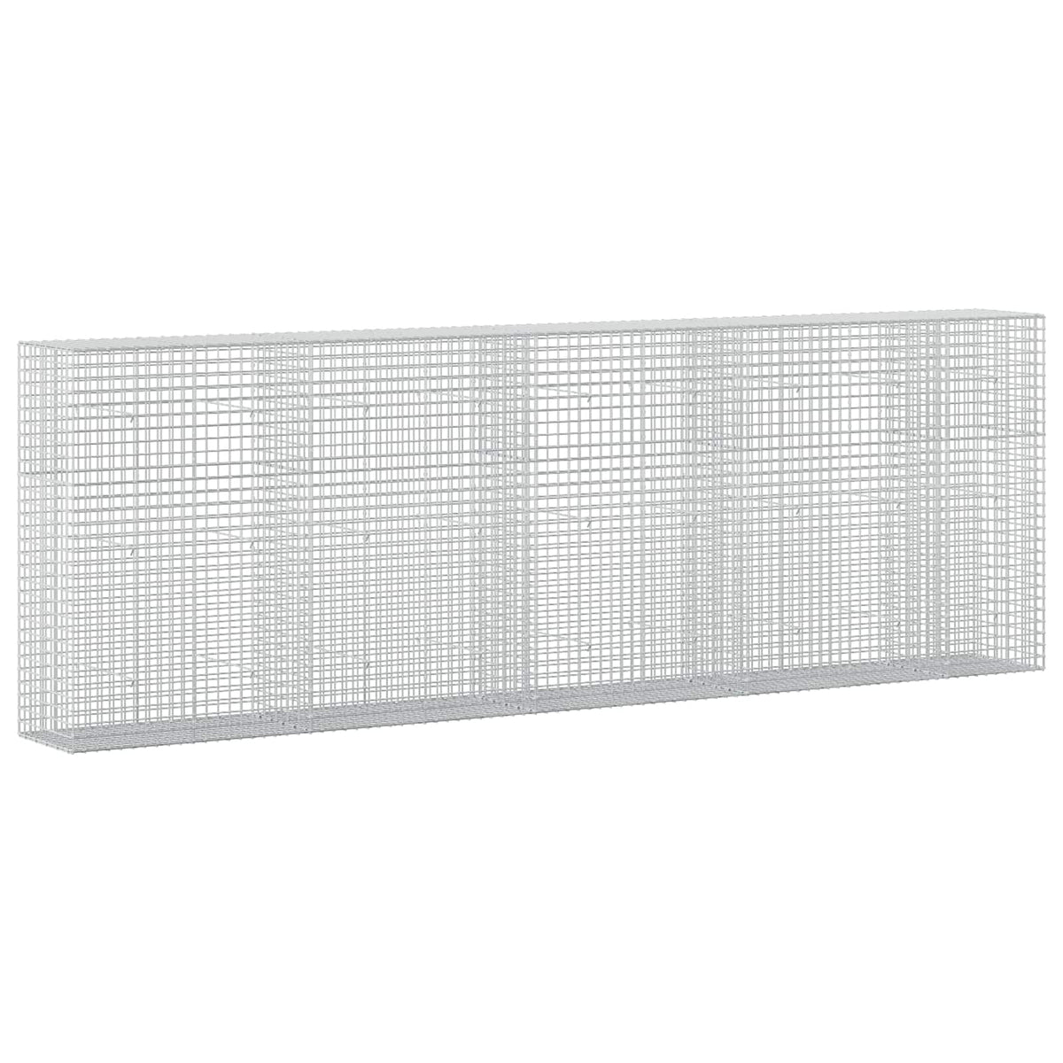 vidaXL Gabion with 5 mm Wire and 5x5 cm Mesh 450x50x150 cm 2