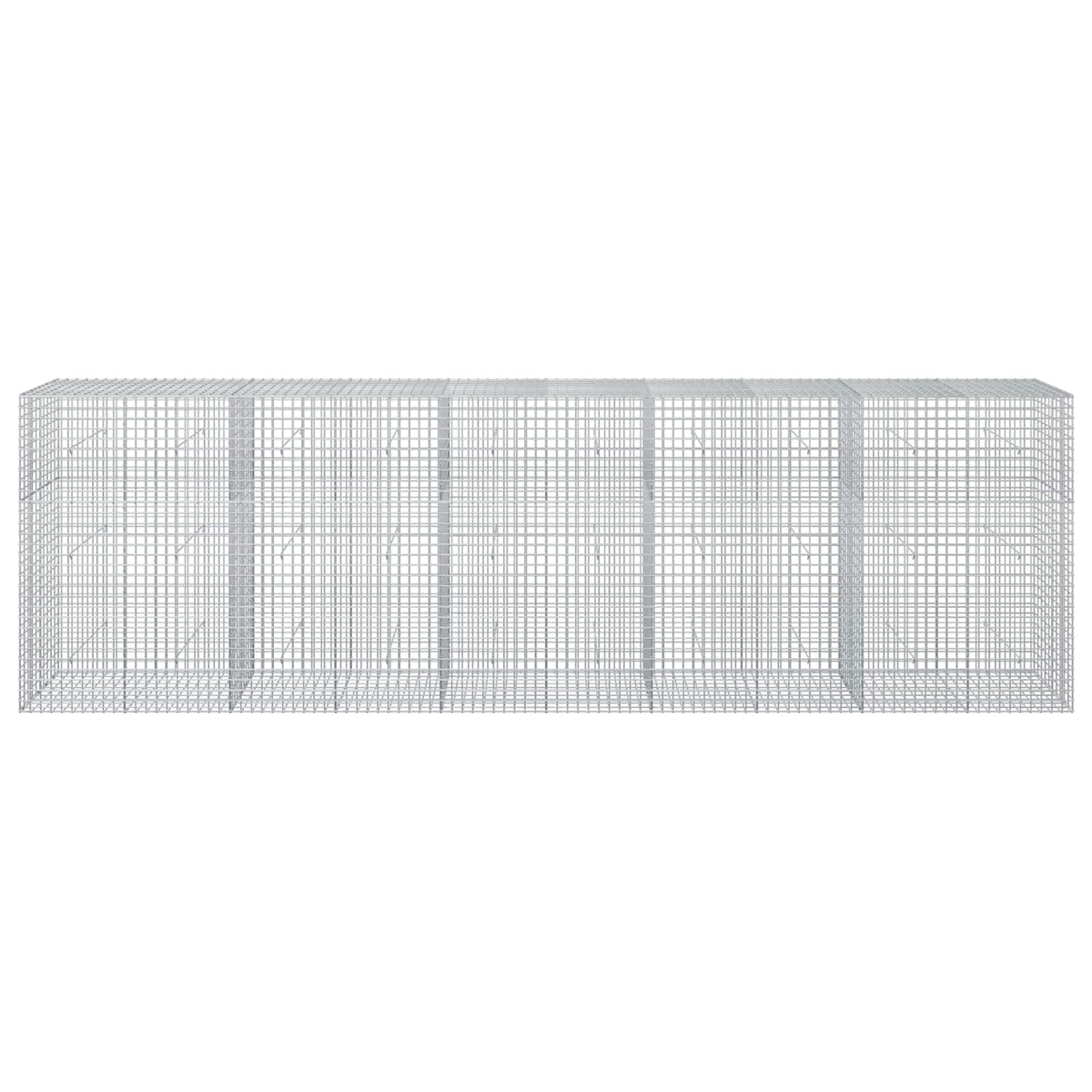 vidaXL Gabion with 5 mm Wire and 5x5 cm Mesh 500x50x150 cm 3