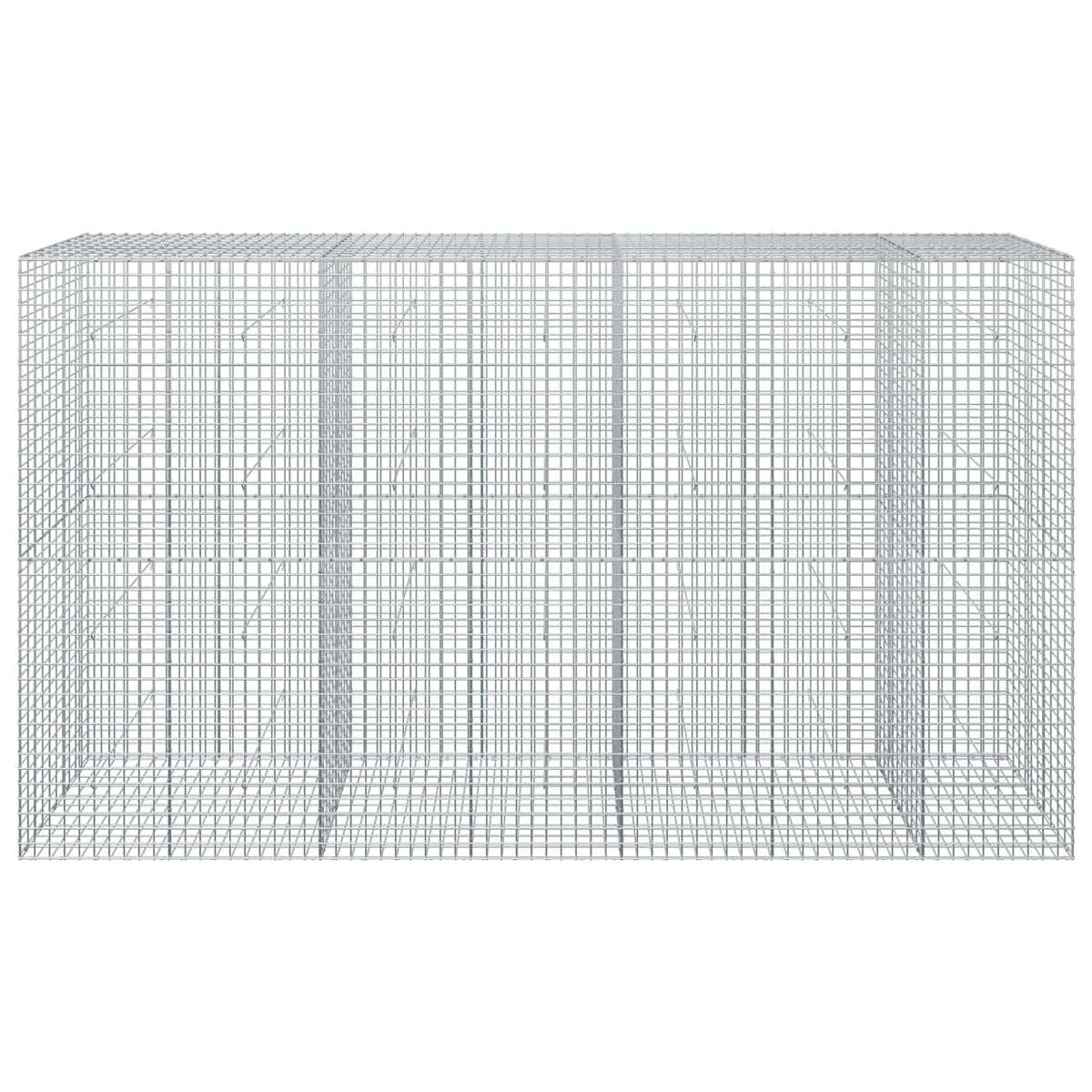 vidaXL Gabion with 5 mm Wire and 5x5 cm Mesh 350x50x200 cm 3